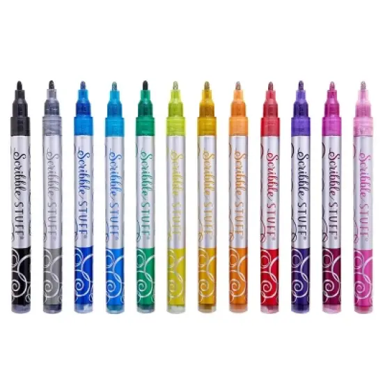 Scribble Stuff 12ct Outliner Markers, Teacher Supplies image {5}
