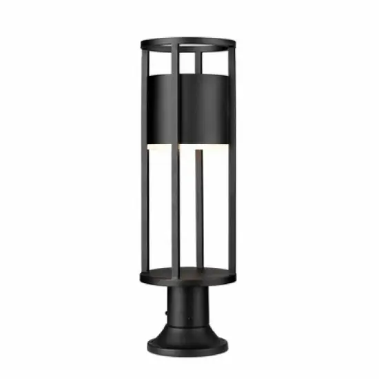Z-Lite Luca 1 - Light Lantern in  Black image {4}