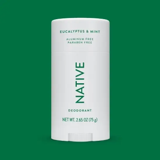 Native Solid Deodorant for Men & Women - Eucalyptus & Mint - Aluminum-Free 2.65oz image {7}