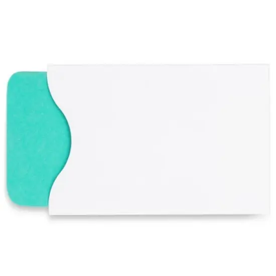 Stockroom Plus 500 Pack Blank Keycard Envelope Sleeves, Card Protectors, White, 3.5 x 2.3 In image {7}