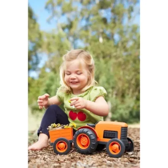 Green Toys Tractor Vehicle - Orange image {6}