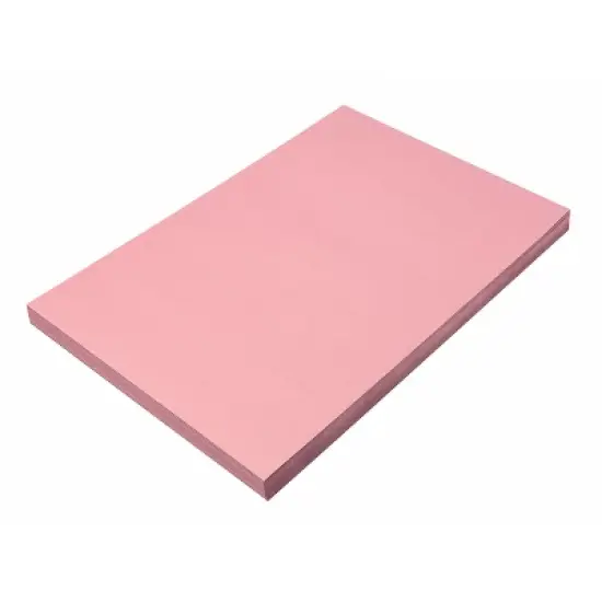 Prang&reg; Construction Paper, Medium Weight, Pink, 12" x 18", 100 Sheets image {4}