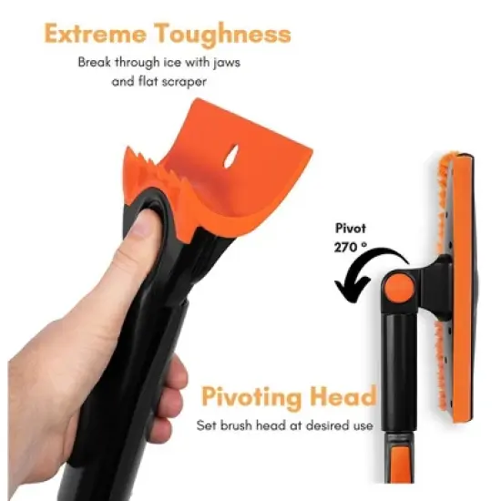 Snow Moover 60" Extendable Snow Brush and Ice Scraper image {4}
