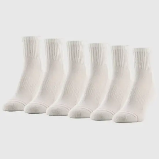 Goldtoe Signature Collection Women's 6pk Modern Essentials Cotton Quarter Socks - 4-10 image {1}
