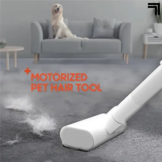 Sharper Image Stick & Handheld Combo Vacuum with 350W Motor, Cordless White: HEPA Filter, Multi-Surface, Bagless image {4}