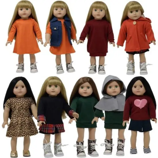 The New York Doll Collection Doll Dress Assortment image {6}