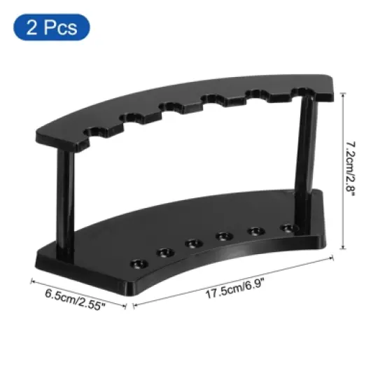 Unique Bargains Acrylic Space-Saving Wide Application Pen Display Stand Rack image {1}
