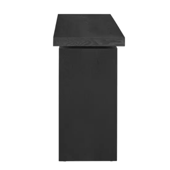 Ash Veneer Console Table, Modern Simple Style, Featuring Clever Tabletop Design, Suitable for Entryway, Hallway, Living Room, Foyer image {6}