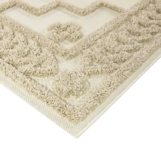 Outdoor Rug Tufted Geo Cream - Opalhouse&trade; image {1}