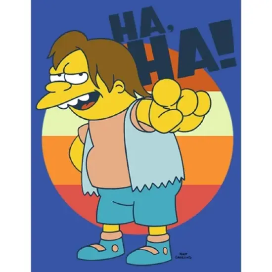 Men's The Simpsons Nelson Laugh Sweatshirt image {1}
