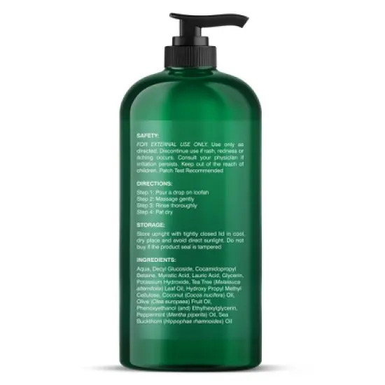 Botanic Hearth Tea Tree Body Wash Helps Soothe Itchy, Dry Skin - 16 fl oz image {7}