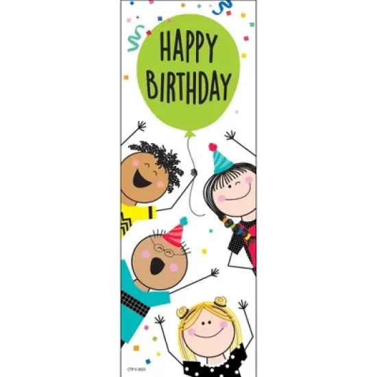 Creative Teaching Press&reg; Happy Birthday Bookmark, 30 Per Pack, 6 Packs image {1}