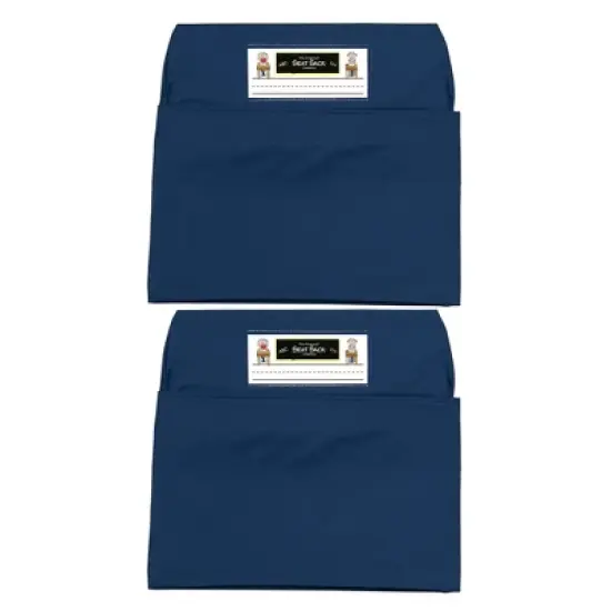 Seat Sack&reg; Seat Sack, Standard, 14 inch, Chair Pocket, Blue, Pack of 2 image {4}