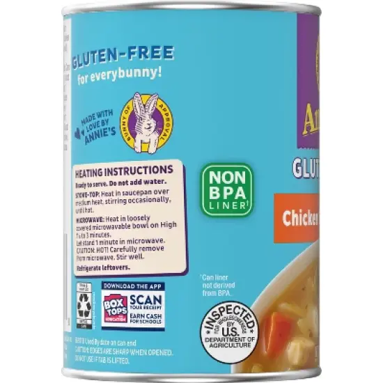 Annie's Gluten Free Chicken & Pasta Soup - 14oz image {4}