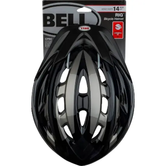 Bell Rig Cycling Bike Helmet - L Black Titanium image {6}