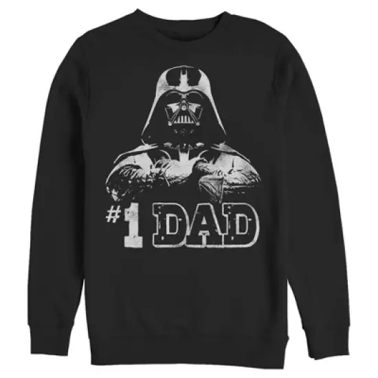 Men's Star Wars Darth Vader #1 Dad Sweatshirt image {3}