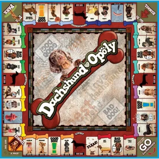Late for the Sky: Dachshund-Opoly Monopoly Board Game image {2}