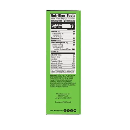 BEEUP Fruit Snacks Sour Watermelon - 7.76oz image {1}