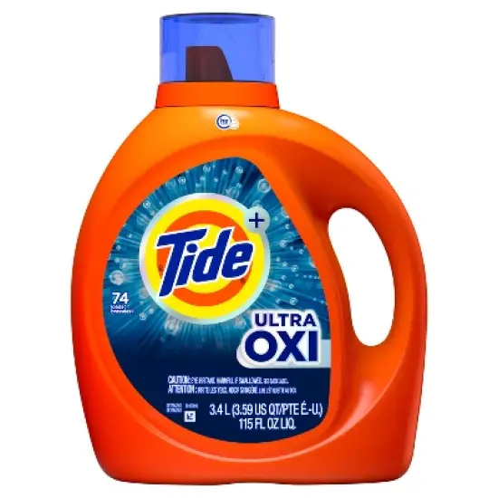 Tide Plus Ultra Oxi Liquid Laundry Detergent image {11}