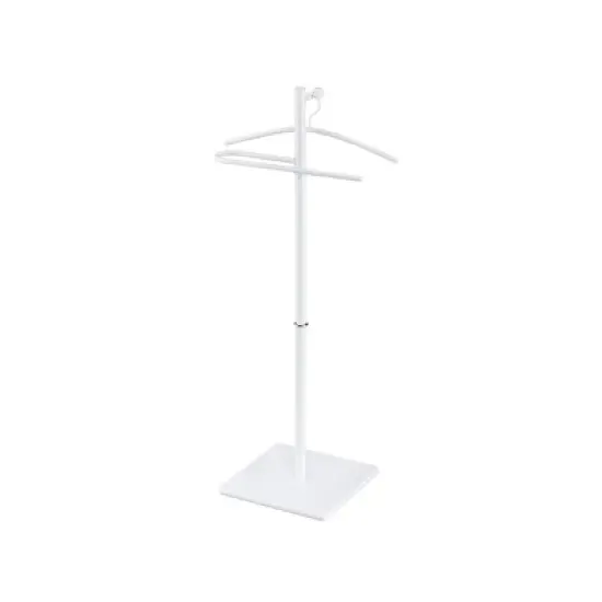 Kumo Freestanding Metal Organizer with Removable Hanger Trouser Bar Valet Stand - Proman Products image {7}