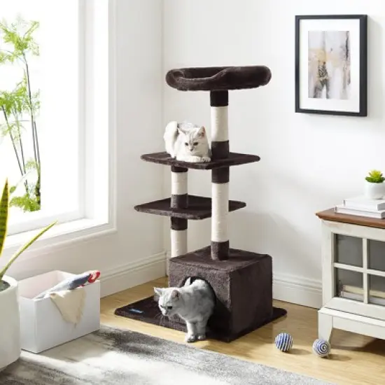 Sam's Pets Randolph 43" Brown Cat Tree image {8}