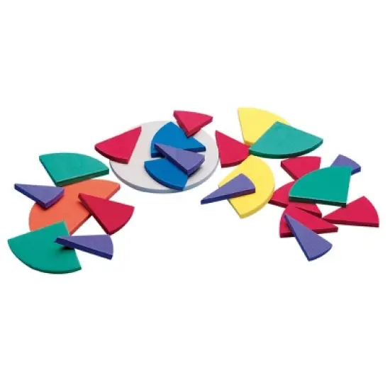 Didax Easyshapes Foam Fraction Circles, 51 Pieces image {2}