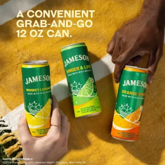 Jameson Whiskey Lime RTD - 4pk/355ml Cans image {4}