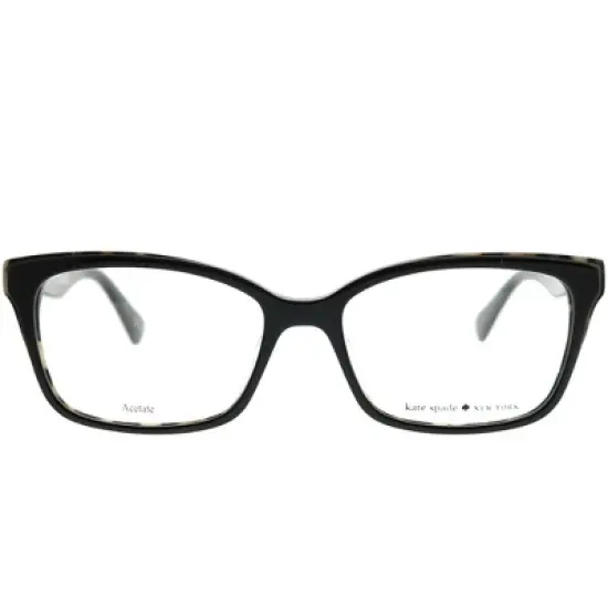 Kate Spade  807 Womens Rectangle Eyeglasses Black 52mm image {1}