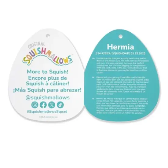 Squishmallows 14" Rosewater Latte Stuffed Animal: Food-Inspired Polyester Plush Toy image {2}