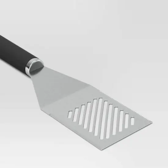 3pc Stainless Steel Grill Tool Set with Handles Light Silver - Room Essentials&trade;: BBQ Accessories, Polypropylene Grip, No Assembly Required image {2}