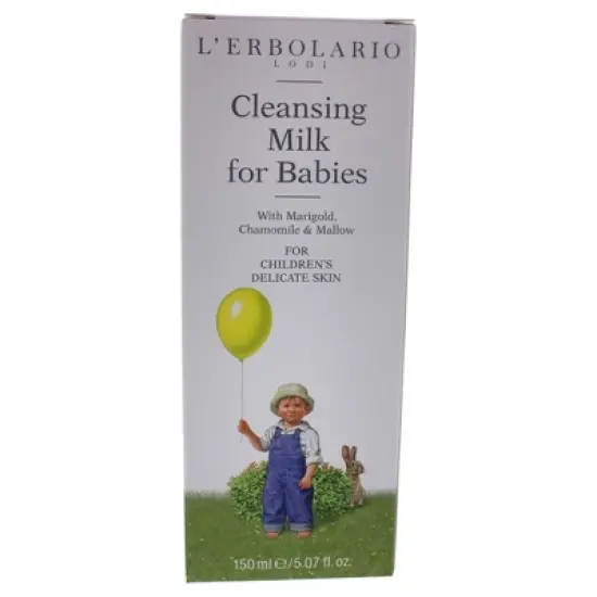 L'Erbolario Cleansing Milk for Babies - Facial Cleanser - 5.07 oz image {2}