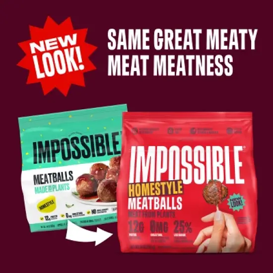 Impossible Plant Based Meatballs - Frozen - 14oz image {1}