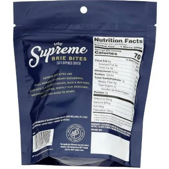 Supreme Brie Bites Brie Cheese - 4.4oz/5ct image {3}