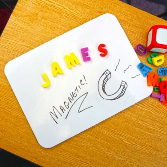 Flipside Products Two-Sided Magnetic Dry Erase Board, Blank/Blank, 9" x 12", Pack of 3 image {4}