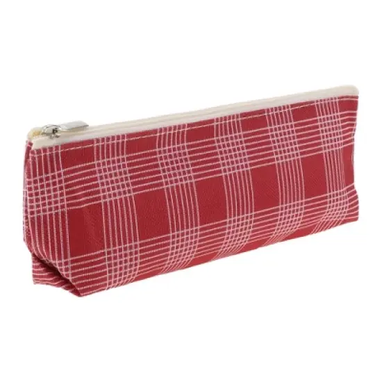 Unique Bargains Zipper Pencil Pen Case Stripe Pattern image {8}