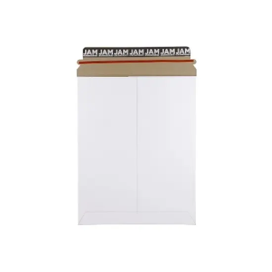 JAM Paper Stay-Flat Photo Mailer Stiff Envelopes w/Self-Adh Closure 9.75x12.25 5PSW image {3}