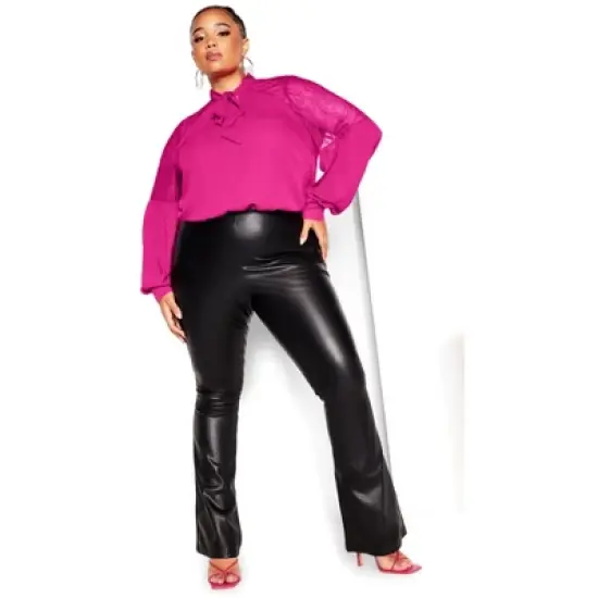 Women's Plus Size Aria Pant - black | CITY CHIC image {5}