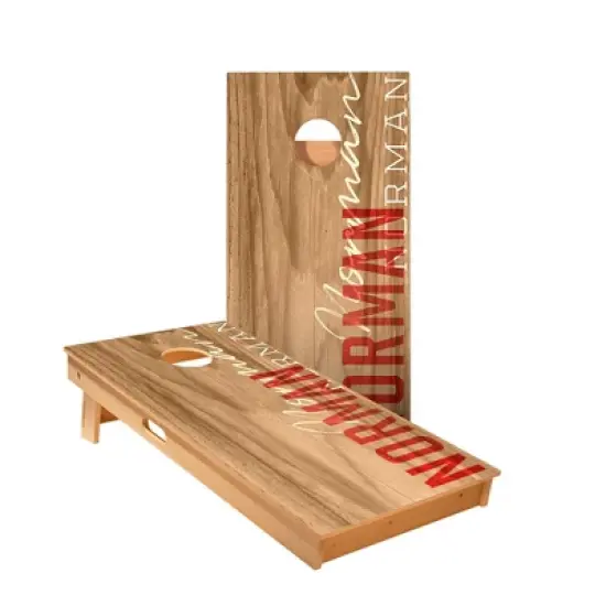 Skip's Garage | Norman Gameday Cornhole Boards - ACA Star Series image {3}