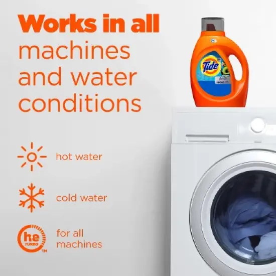 Tide Plus Febreze High Efficiency Liquid Laundry Detergent - Sport Active Fresh image {4}
