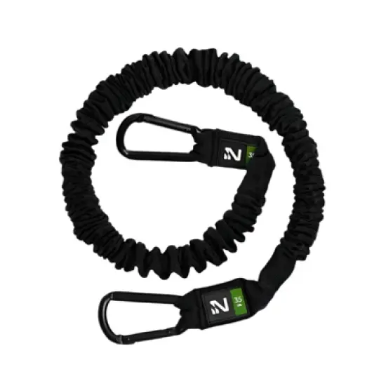 Iron Neck Dynamic Training Bands with Max Resistance | Train, Workout, or Rehab Training Band | Stretches from 3 to 9 ft | Cloth-Wrapped image {9}