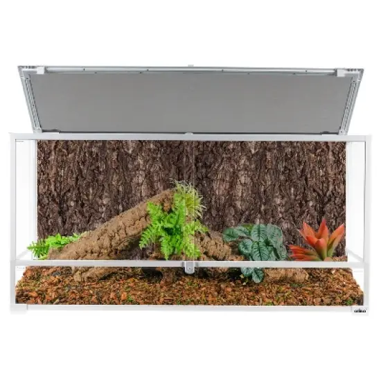 OiiBO Tempered Glass Large 90 Gallon Reptile Tank image {1}