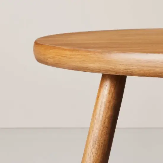 2pc Round Nested Coffee Tables: Rubberwood & MDF - Hearth & Hand&trade; with Magnolia image {4}