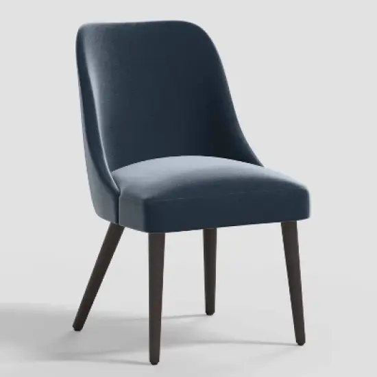 Geller Modern Dining Chair in Shiny Velvet Mystere - Threshold&trade; image {8}