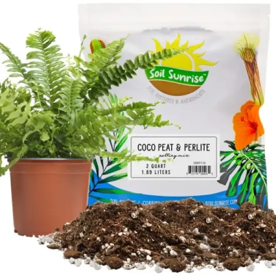 Soil Sunrise Coco Peat Perlite Potting Mix Loose Coconut Coir and Perlite image {9}