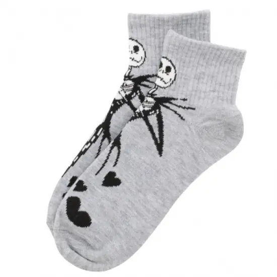 Womens Nightmare Before Christmas Jack Skellington 8-Pair Mid Crew Socks image {2}