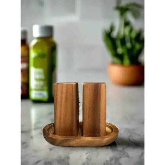 Salt & Pepper Shakers with Base image {2}