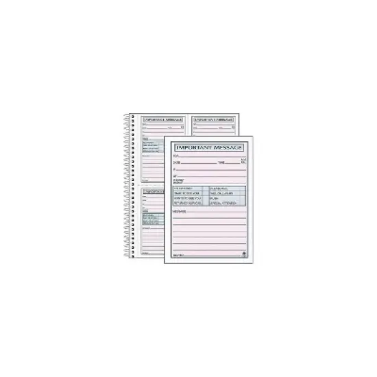 Adams Phone Message Pad 5.5 x 3.8 Ruled 100 Sheets SC1187D image {1}