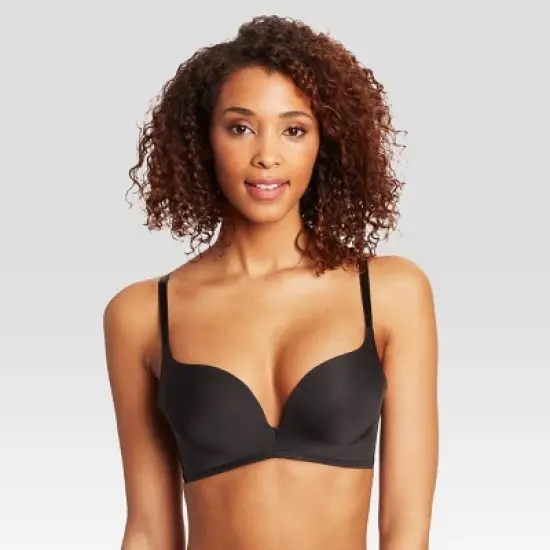 Maidenform Self Expressions Women's Wireless Plunge Push-Up Bra SE1189 image {4}