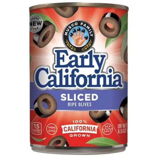 Early California Sliced Ripe Olives - 6.5oz image {4}