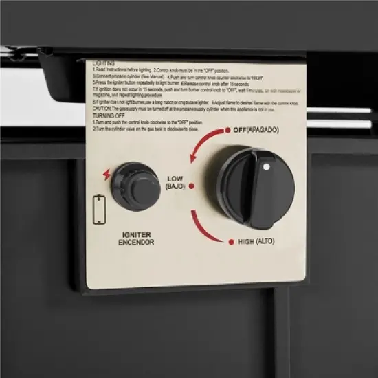 Yaheetech Outdoor Propane Gas Fire Pit Table 43 inch Auto-Ignition 2 in 1 Gas Firepit image {5}